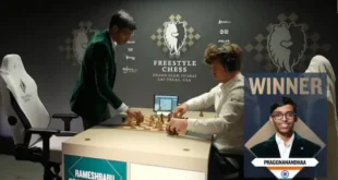 Freestyle Chess Grand Slam: Praggnanandhaa Beats Magnus Carlsen Again in Las Vegas