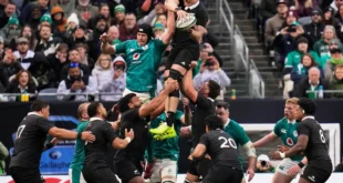 All Blacks start Grand Slam Tour with a messy victory over Ireland.